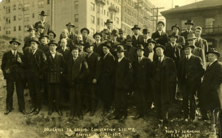 Delegates to special convention S.I.U of A., Seattle