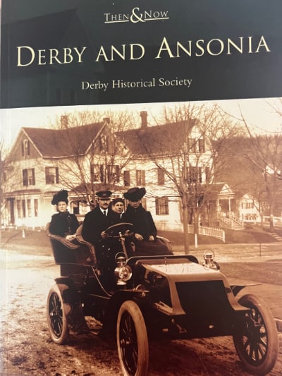 Cover of Derby and Ansonia book (Photo provided by the Derby Historical Society, which publishes the book).