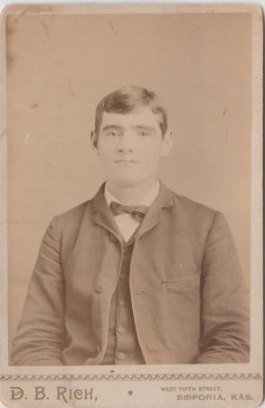 Cabinet card by D. B. Rich (McIntyre-Culy Collection)