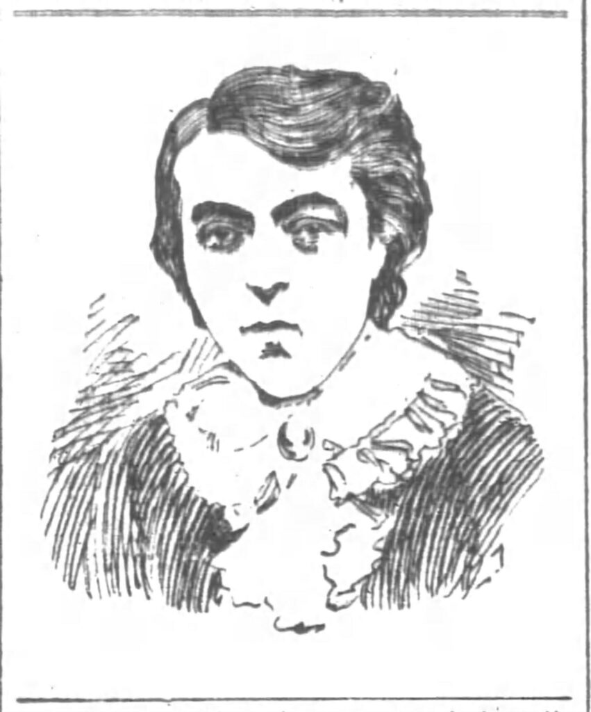 Sketch of Mrs Carter, San Francisco Chronicle, July 30, 1894