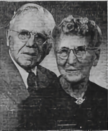 Photo of M.C. and Rosetta Stanton, published in the Somerville, NJ n the occasion of their 60th wedding anniversary by the McArtor Studio.