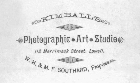 Front - Carte d'visite by Kimball's Photographic Art Studio, W.H. & M.F. Southard, Proprietors)