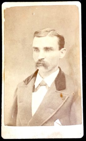 CDV by Mrs. F. M. Hurd, Photo of a man with a mustache (McIntyre-Culy collection