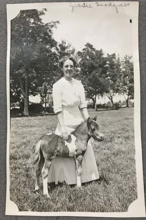 Jessie Snodgrass, circa 1915 (photo in Dr. Boone's album; courtesy Robert E. Smylie Archives, College of Idaho)