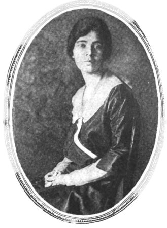 Photo of Alice Paul in an oval "frame" as it appeared in the Everybody's Magaine in 1919