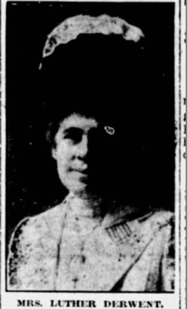 Photo of Mrs. Luther Derwent. From her obituary; Rockford Register Star, July 22, 1924