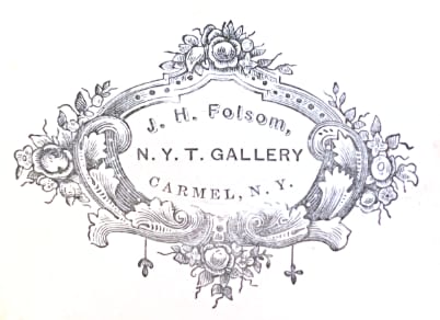 Back of photo of girl wearing hand-tinted belt. 