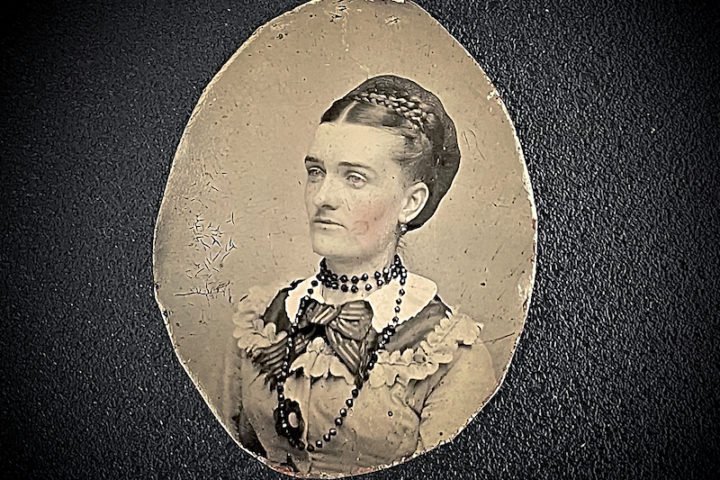 Louise Hynes Burke, 1847-1887. (photo by Lee McIntyre)